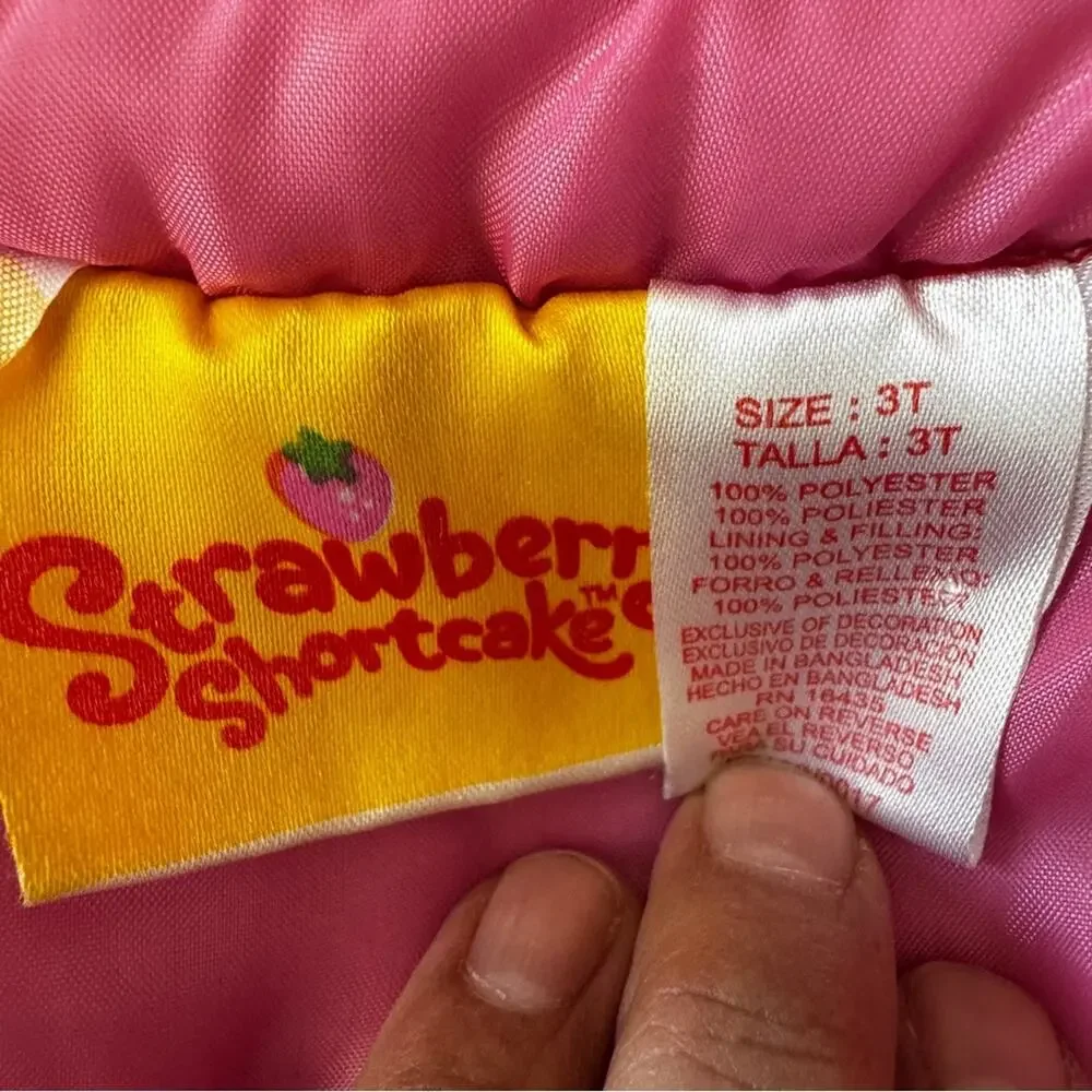 2014 Strawberry Shortcake XOXO Kids Red Strawberry Patterned Vest
